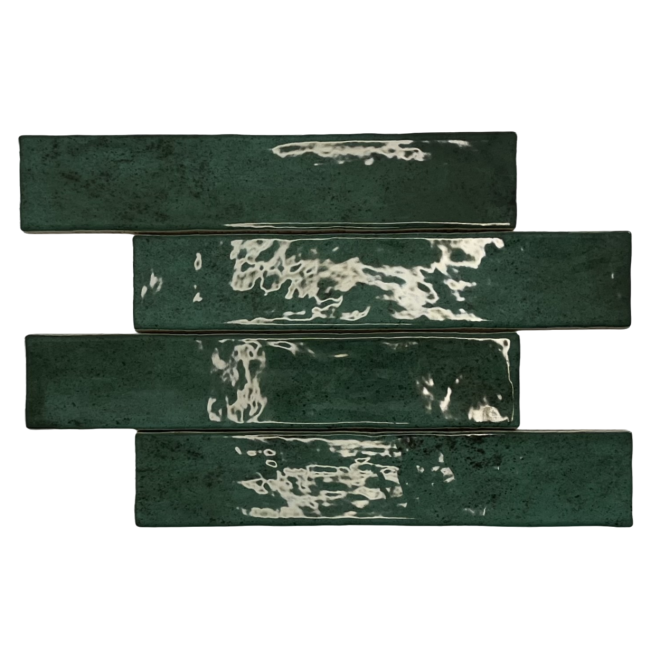 Cifre Ceramica Kalon Green Wandtegel 5x25cm